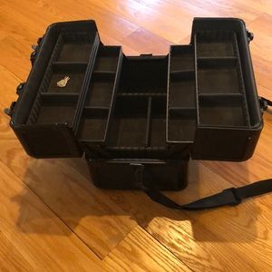 Black Sephora metal makeup case